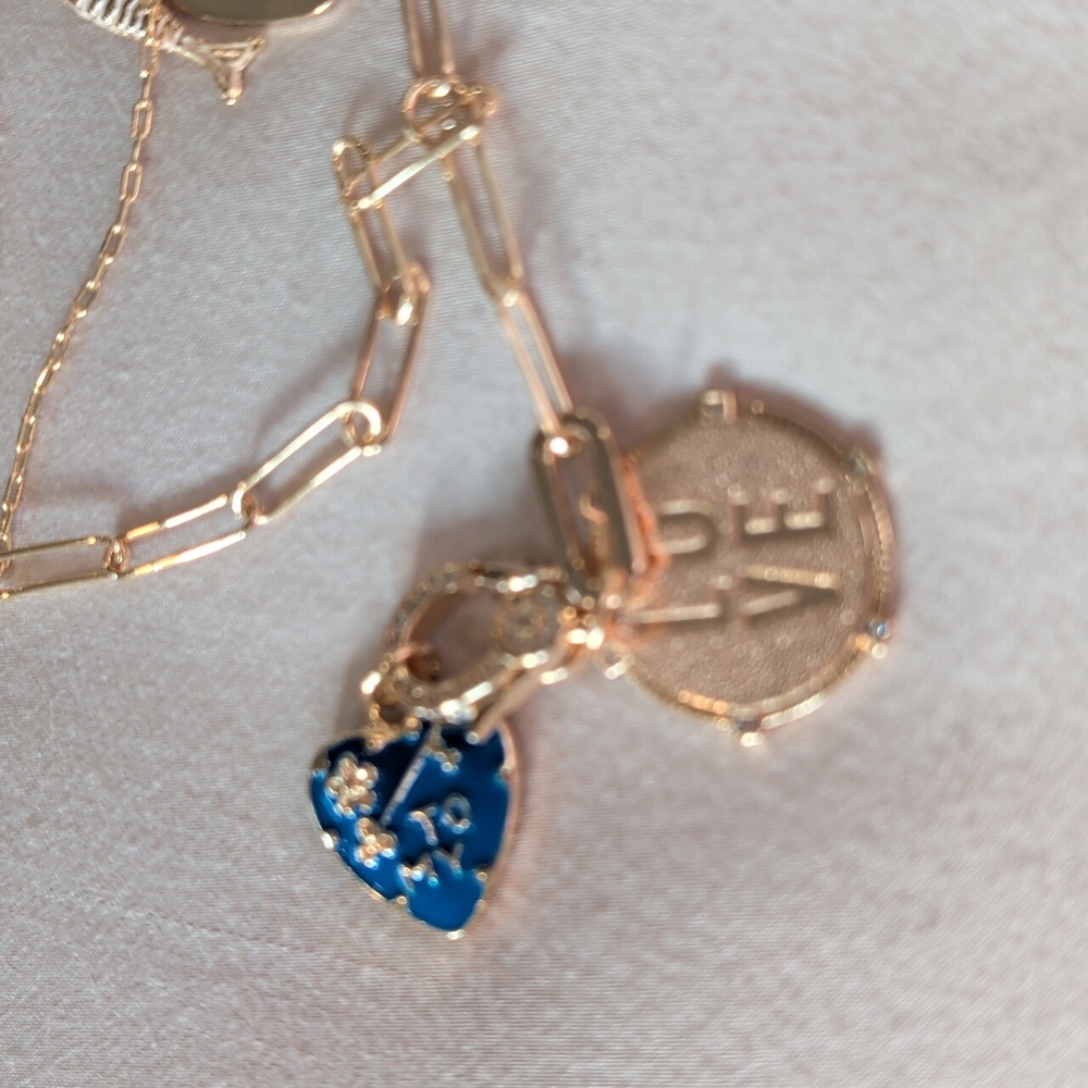 Anthropologie 3-tiered Stacked Necklace - New! - Picture 3 of 5
